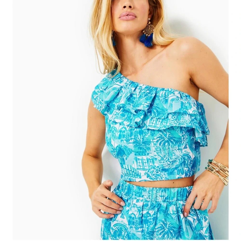 Lilly Pulitzer Kasida ruffle set - Picture 4 of 15